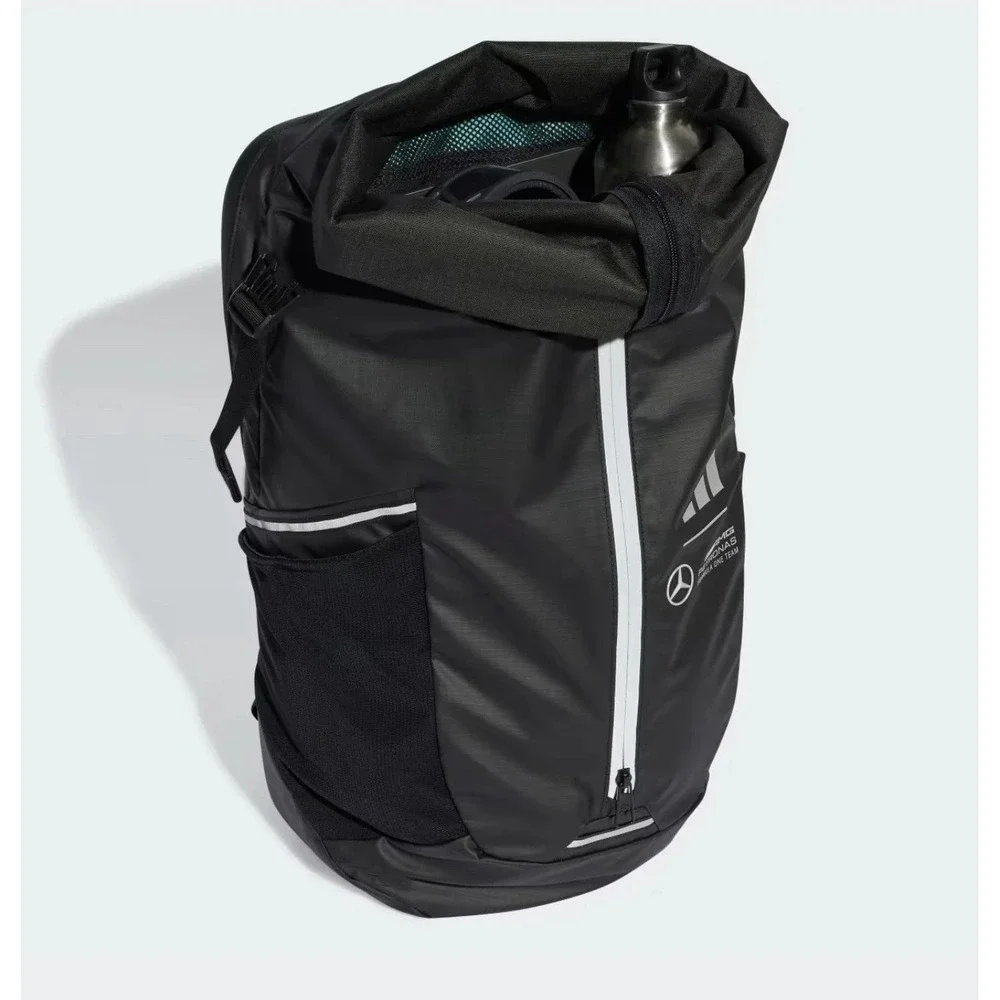 Adidas Backpack Mercedes-AMG Petronas F1 Team Black Reflective Laptop Books Bag